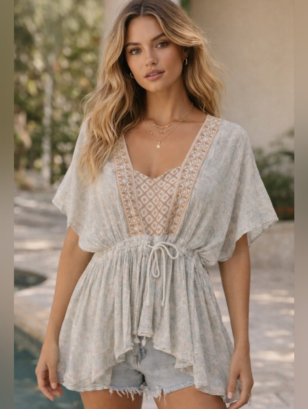 Free People Breezy Bohemian Top
